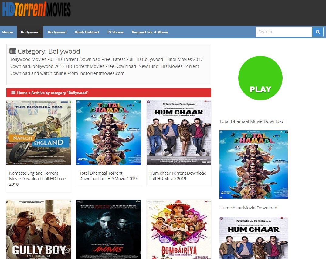 Torrent Movie Download Sites Free